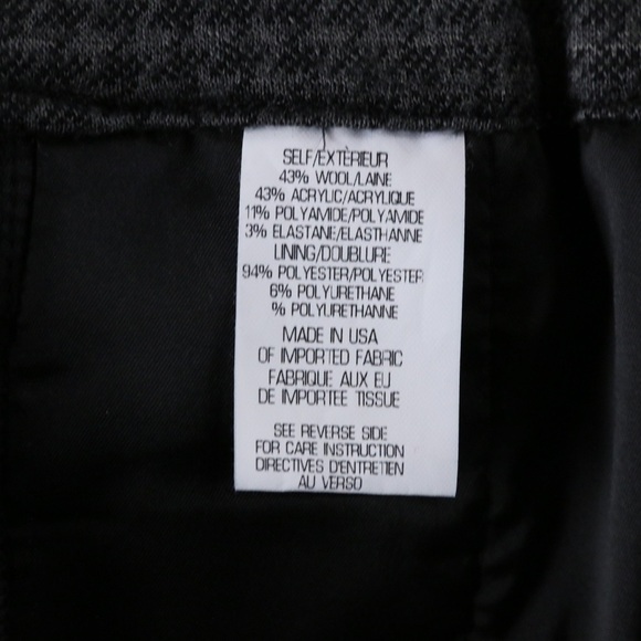 Theory Thorene Pant Charcoal Black Houndstooth NWT - Picture 8 of 8